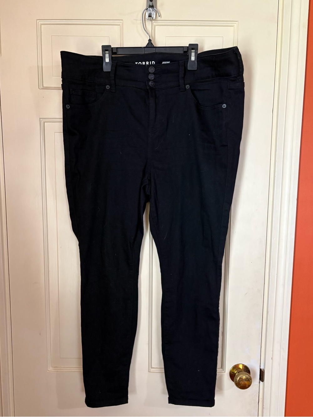 Torrid Women's Jeggings Super Soft High Rise Stretch Black Jeans Size 18s New